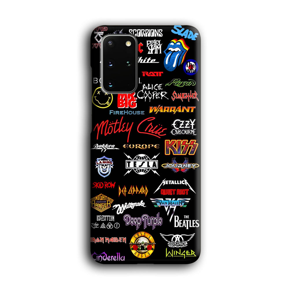 Rock and Metal Band Logo Samsung Galaxy S20 Plus Case