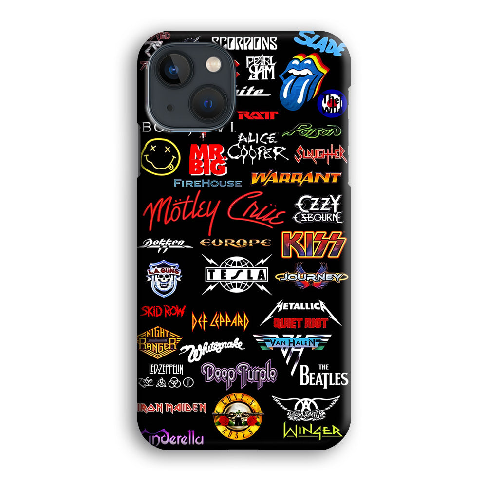 Rock and Metal Band Logo iPhone 14 Plus Case