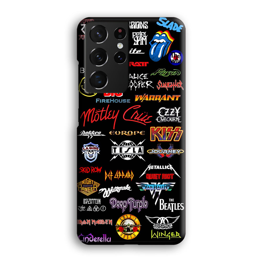 Rock and Metal Band Logo Samsung Galaxy S22 Ultra Case