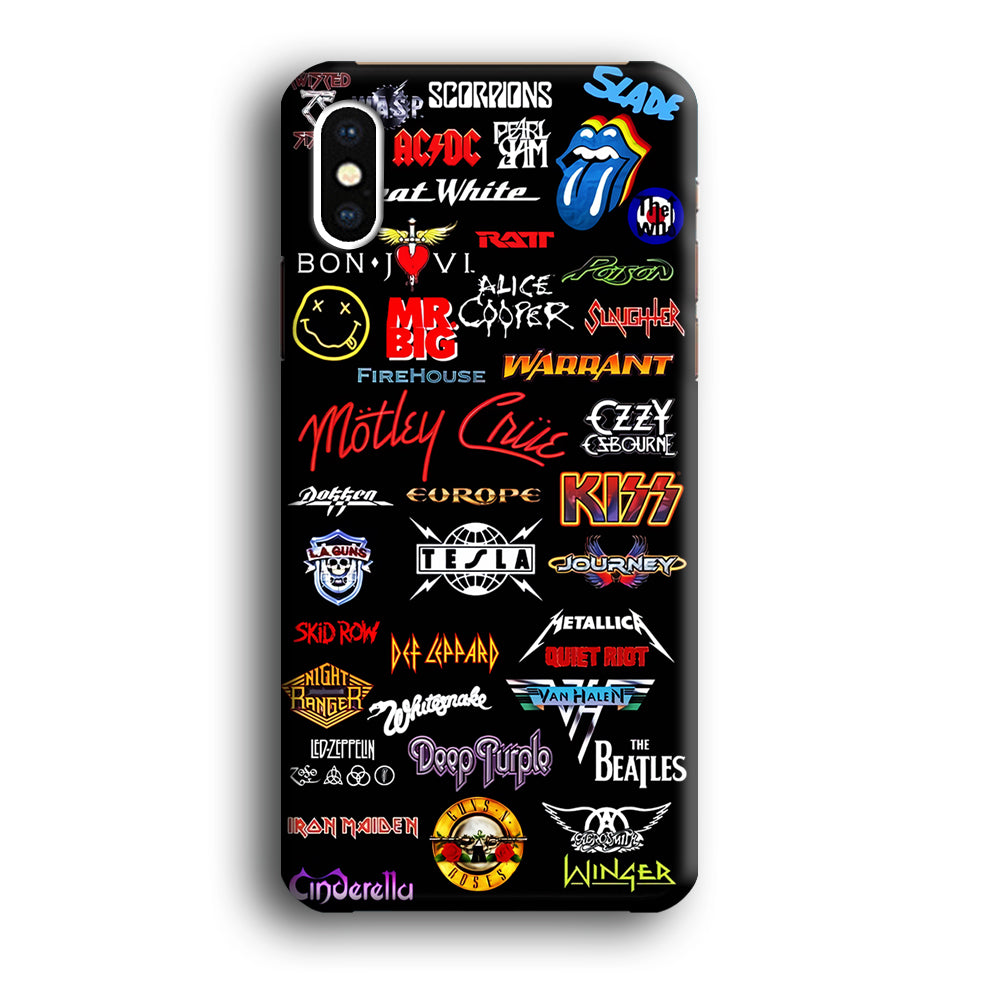 Band Logo iPhone X Case