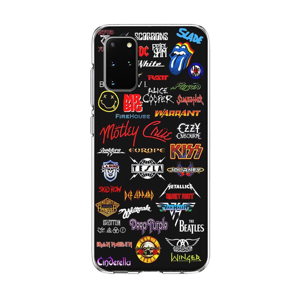 Rock and Metal Band Logo Samsung Galaxy S20 Plus Case