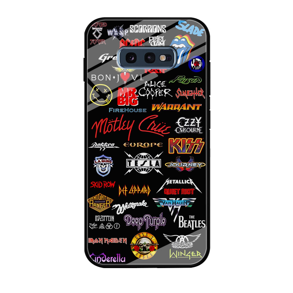 Rock and Metal Band Logo Samsung Galaxy S10E Case