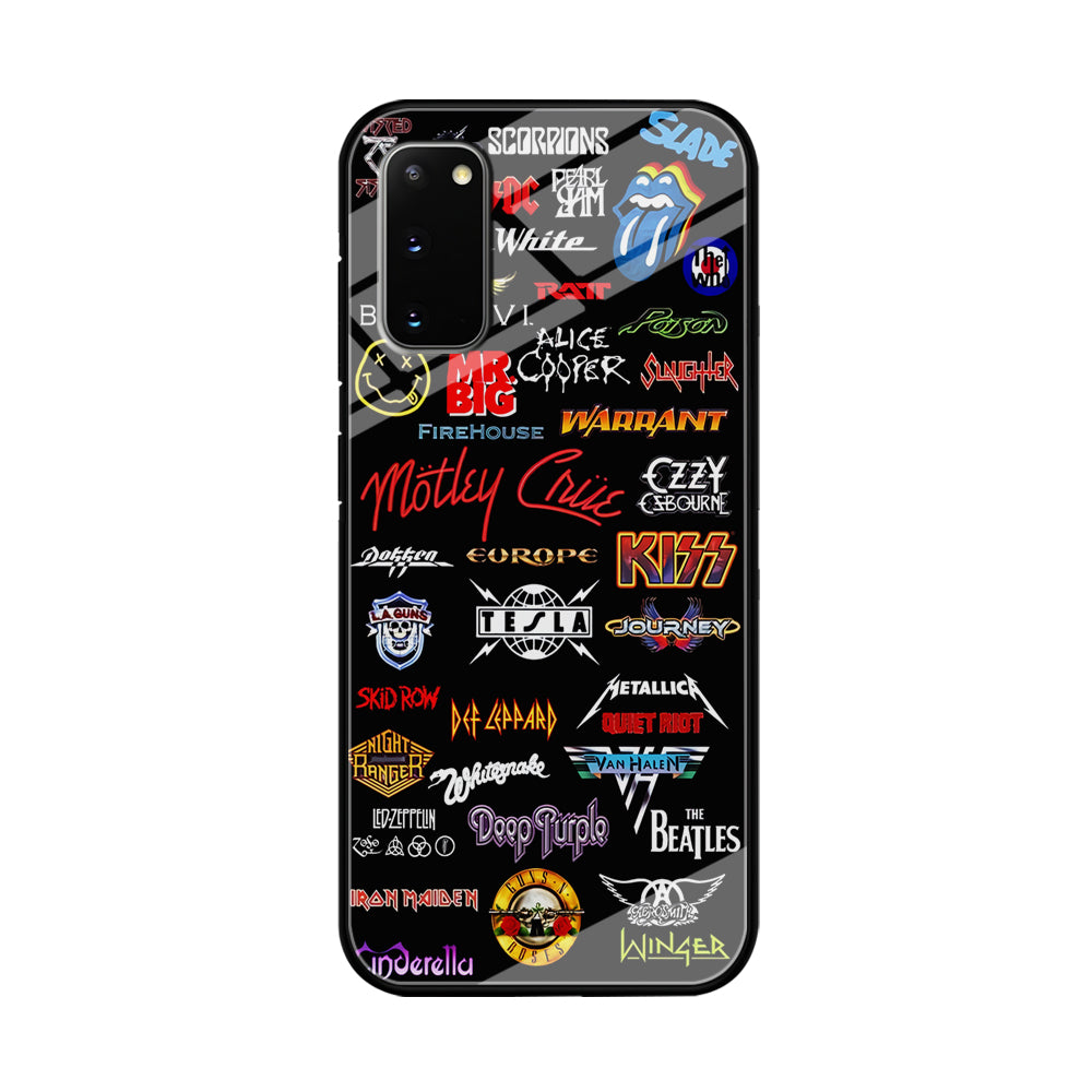 Rock and Metal Band Logo Samsung Galaxy S20 Case