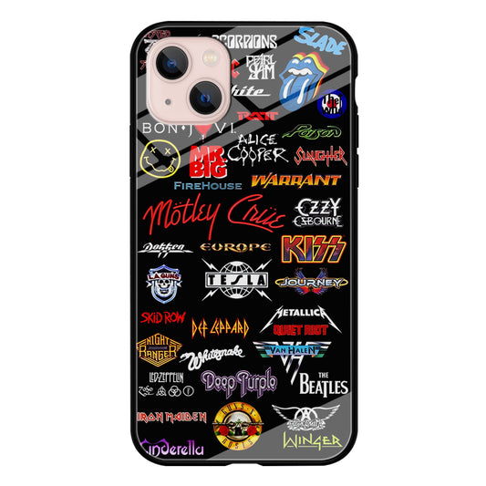 Rock and Metal Band Logo iPhone 13 Case