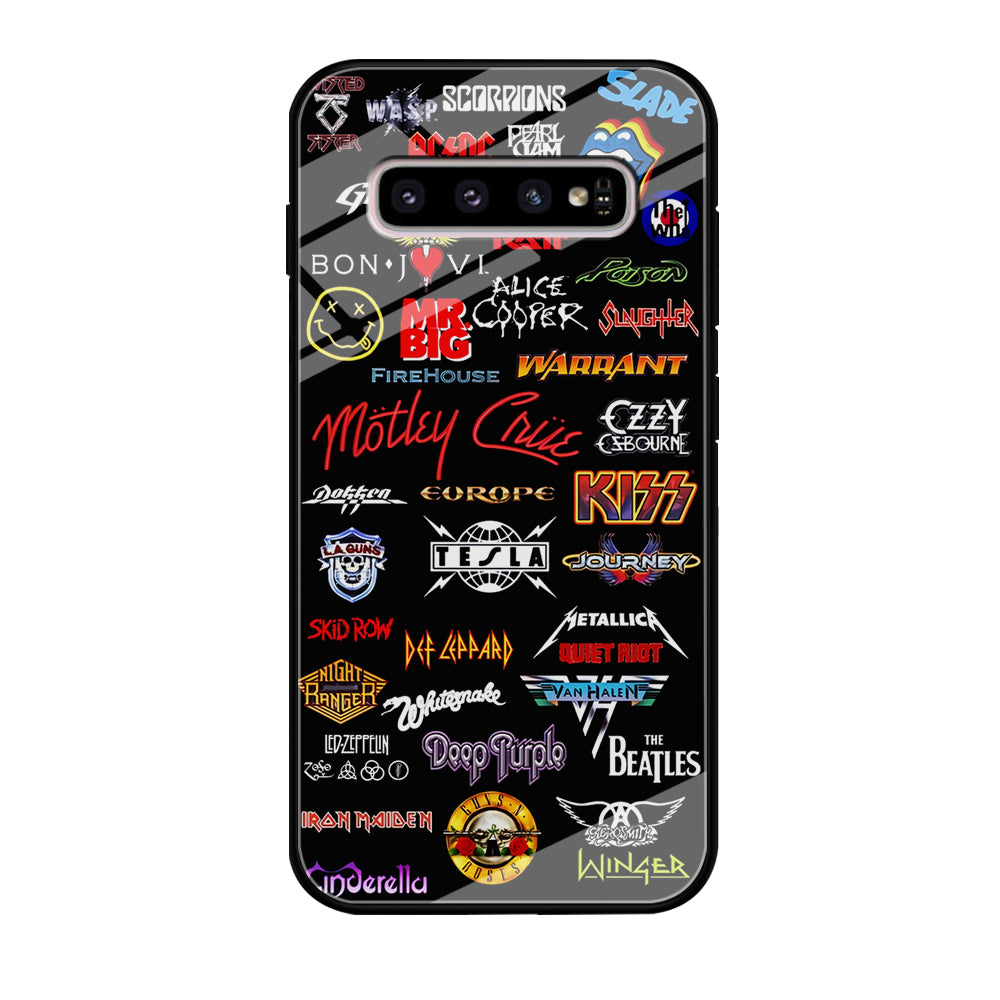 Rock and Metal Band Logo Samsung Galaxy S10 Plus Case