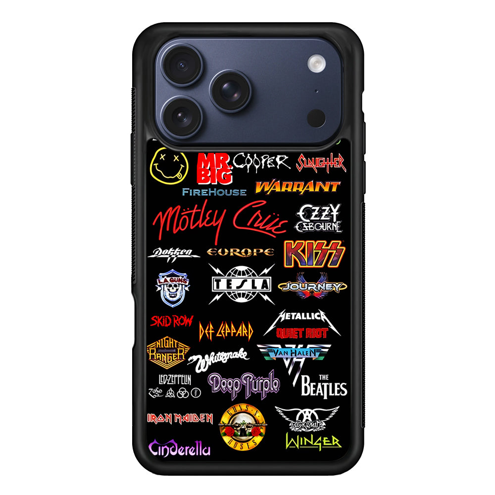 Rock and Metal Band Logo iPhone 17 Pro Case - Altracase