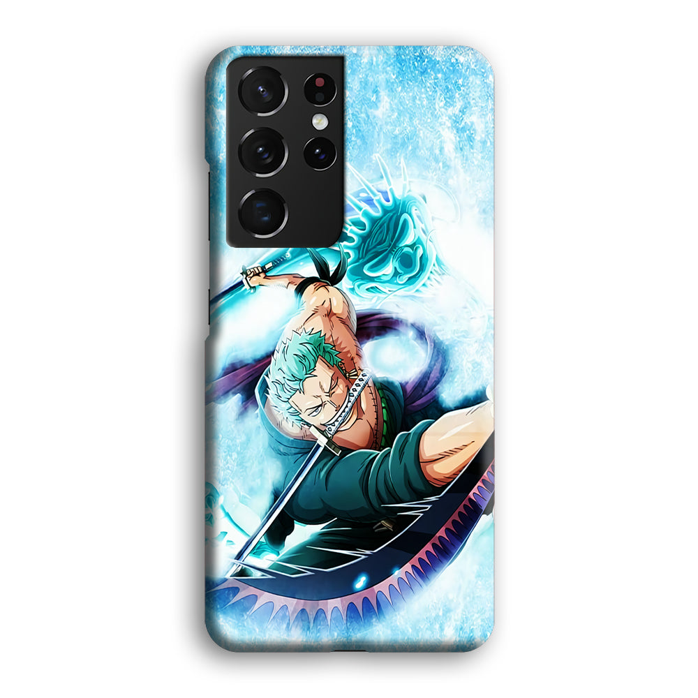 Roronoa Zoro Dragon Sword Samsung Galaxy S21 Ultra Case-Phone Case-3D Case-Altracase