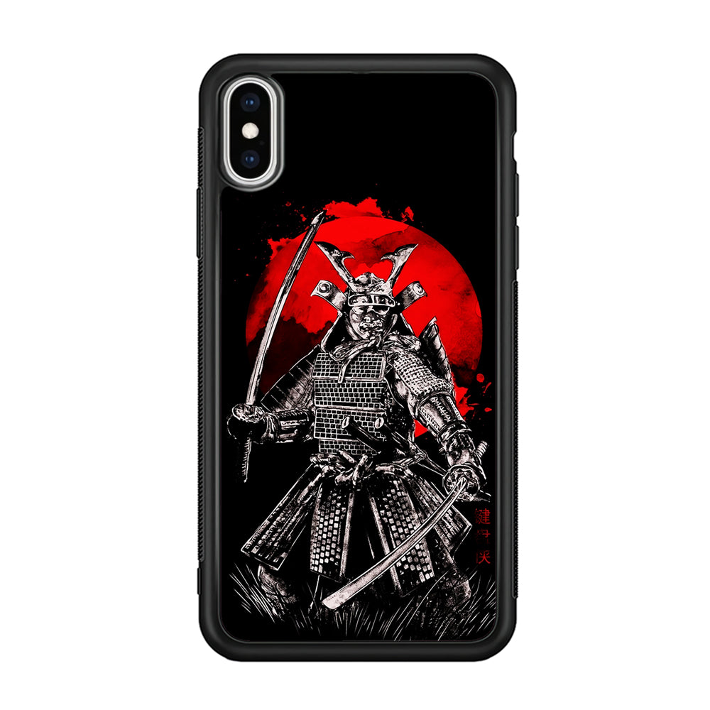 Samurai Two Swords iPhone Xs Max Case