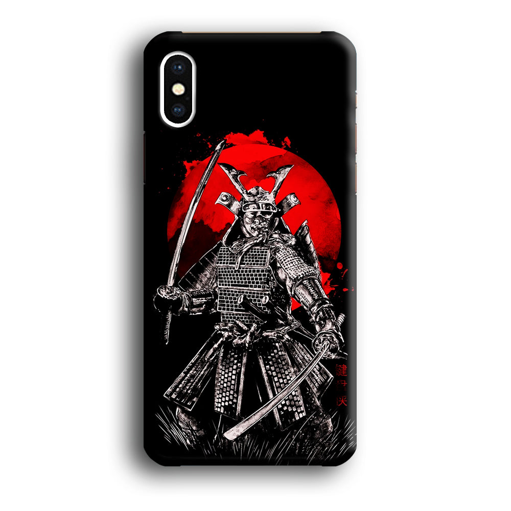 Samurai Two Swords iPhone X Case