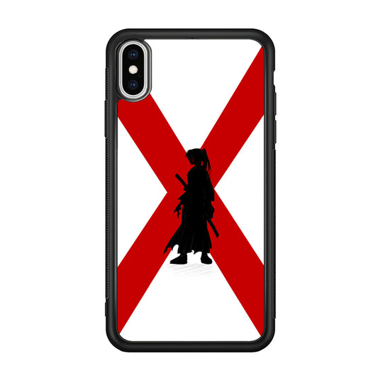 Samurai X Kenshin Silhouette iPhone Xs Max Case
