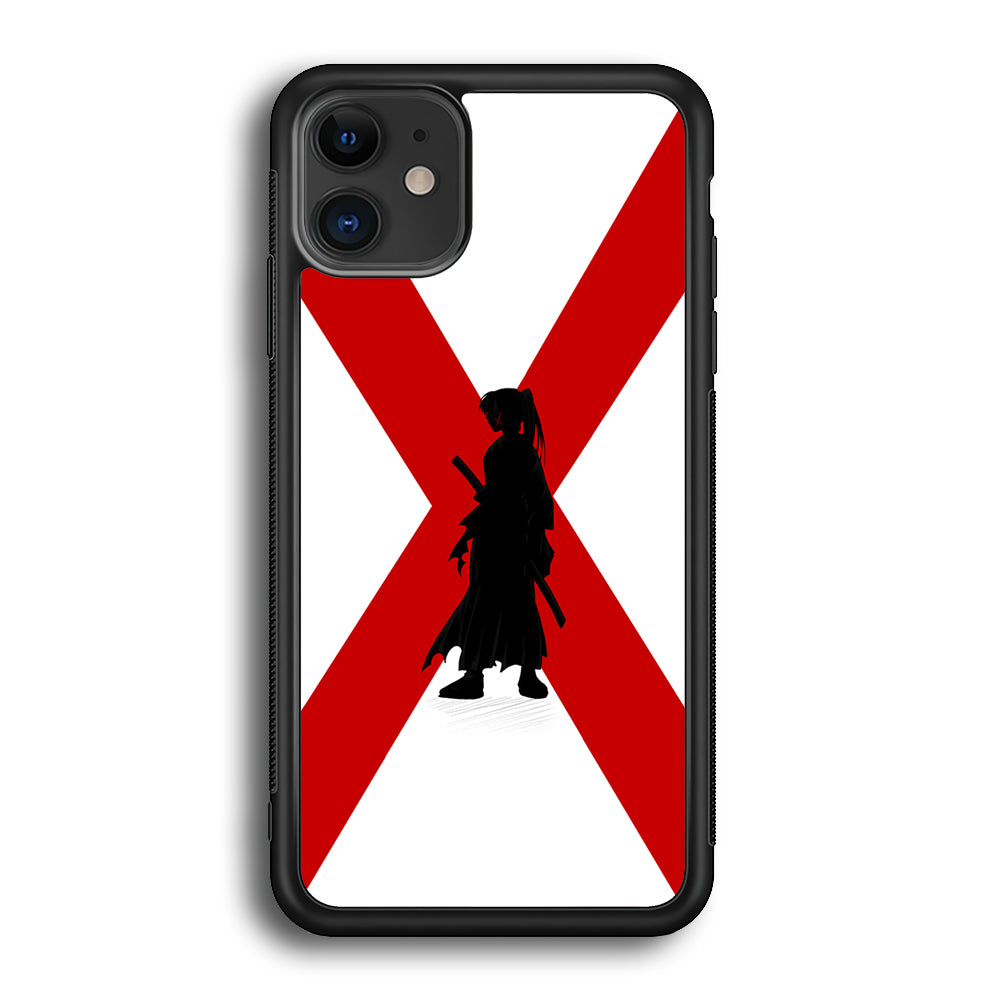 Samurai X Kenshin Silhouette iPhone 12 Mini Case