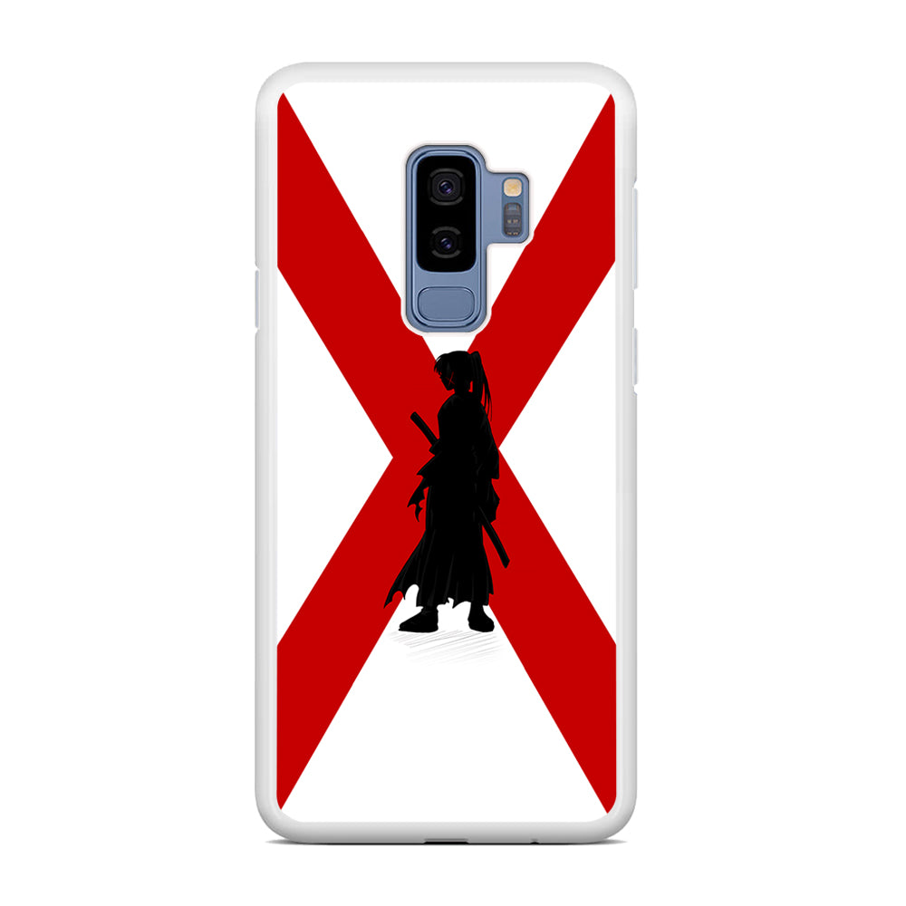 Samurai X Kenshin Silhouette Samsung Galaxy S9 Plus Case