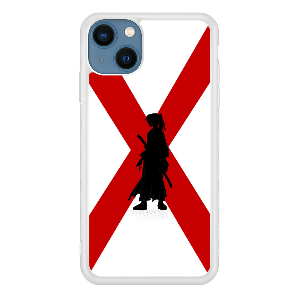 Samurai X Kenshin Silhouette iPhone 14 Case