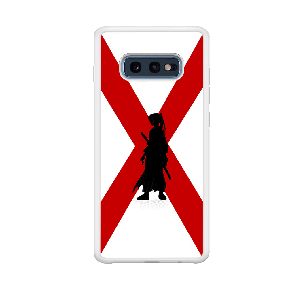 Samurai X Kenshin Silhouette Samsung Galaxy S10E Case