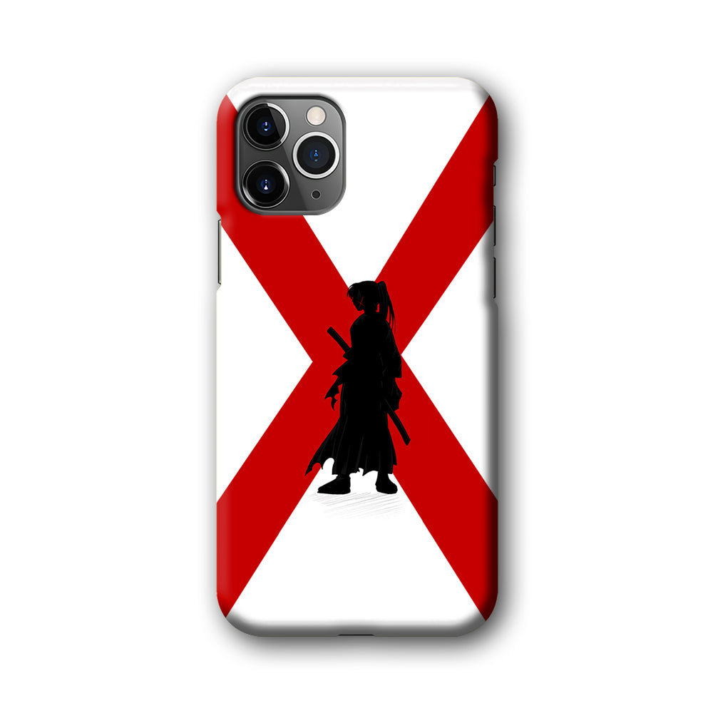 Samurai X Kenshin Silhouette iPhone 11 Pro Max Case