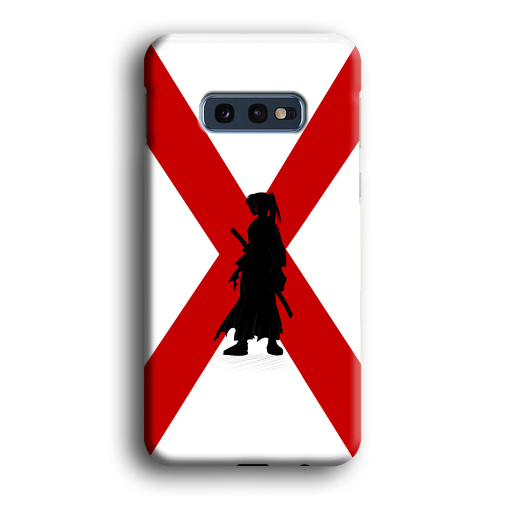 Samurai X Kenshin Silhouette Samsung Galaxy S10E Case