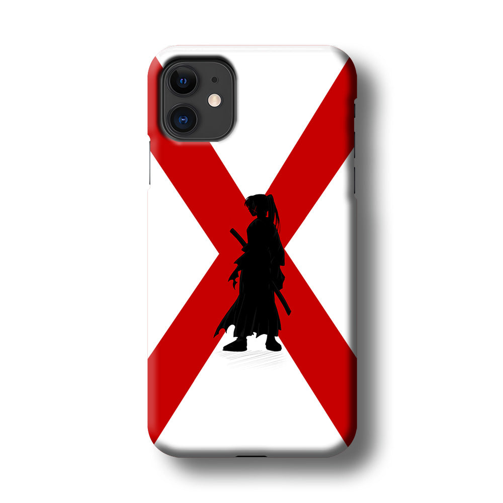 Samurai X Kenshin Silhouette iPhone 11 Case