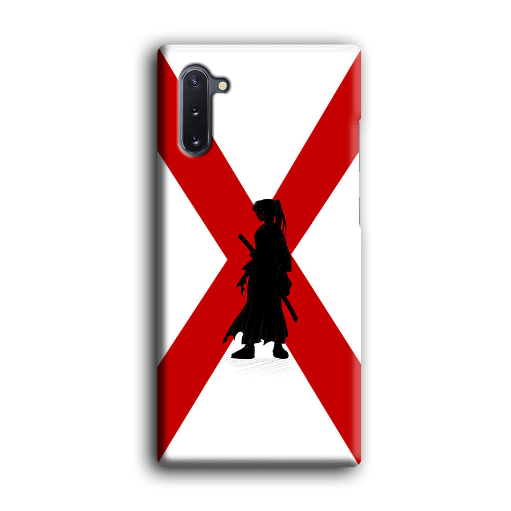 Samurai X Kenshin Silhouette Samsung Galaxy Note 10 Case
