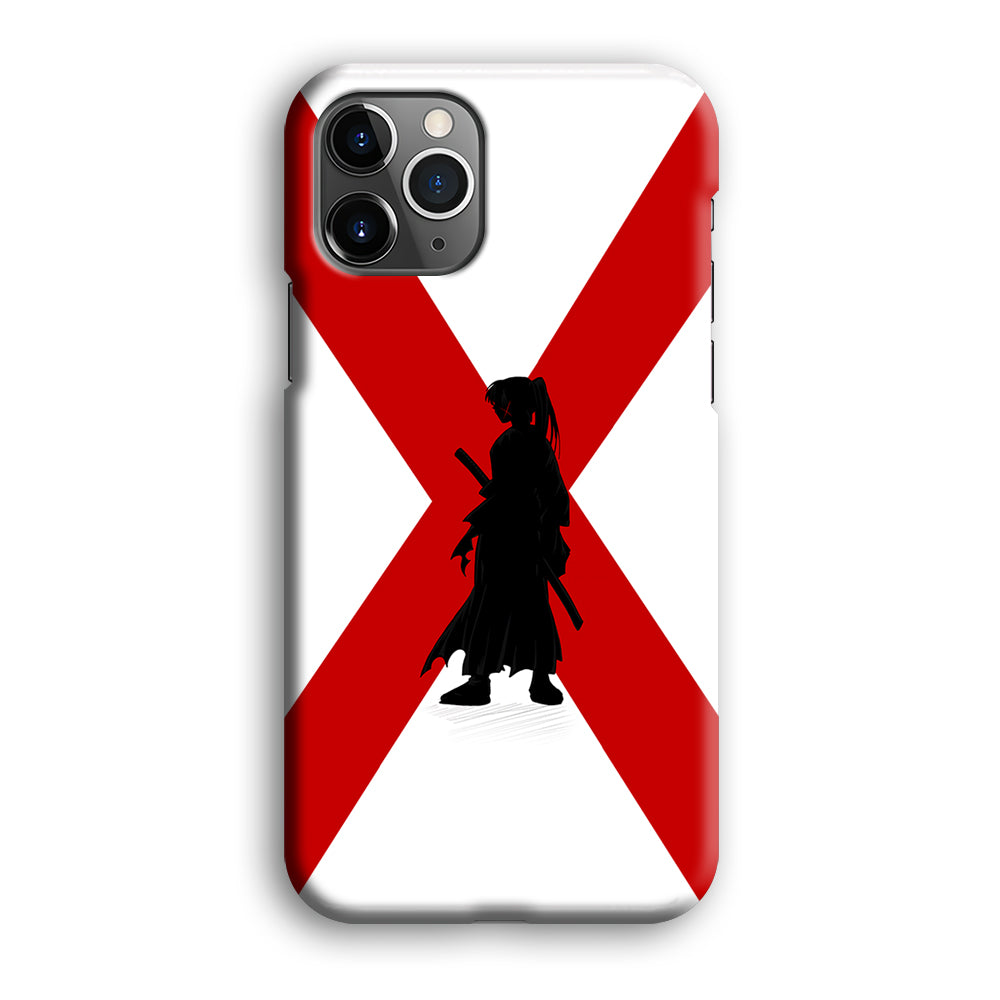 Samurai X Kenshin Silhouette iPhone 12 Pro Case