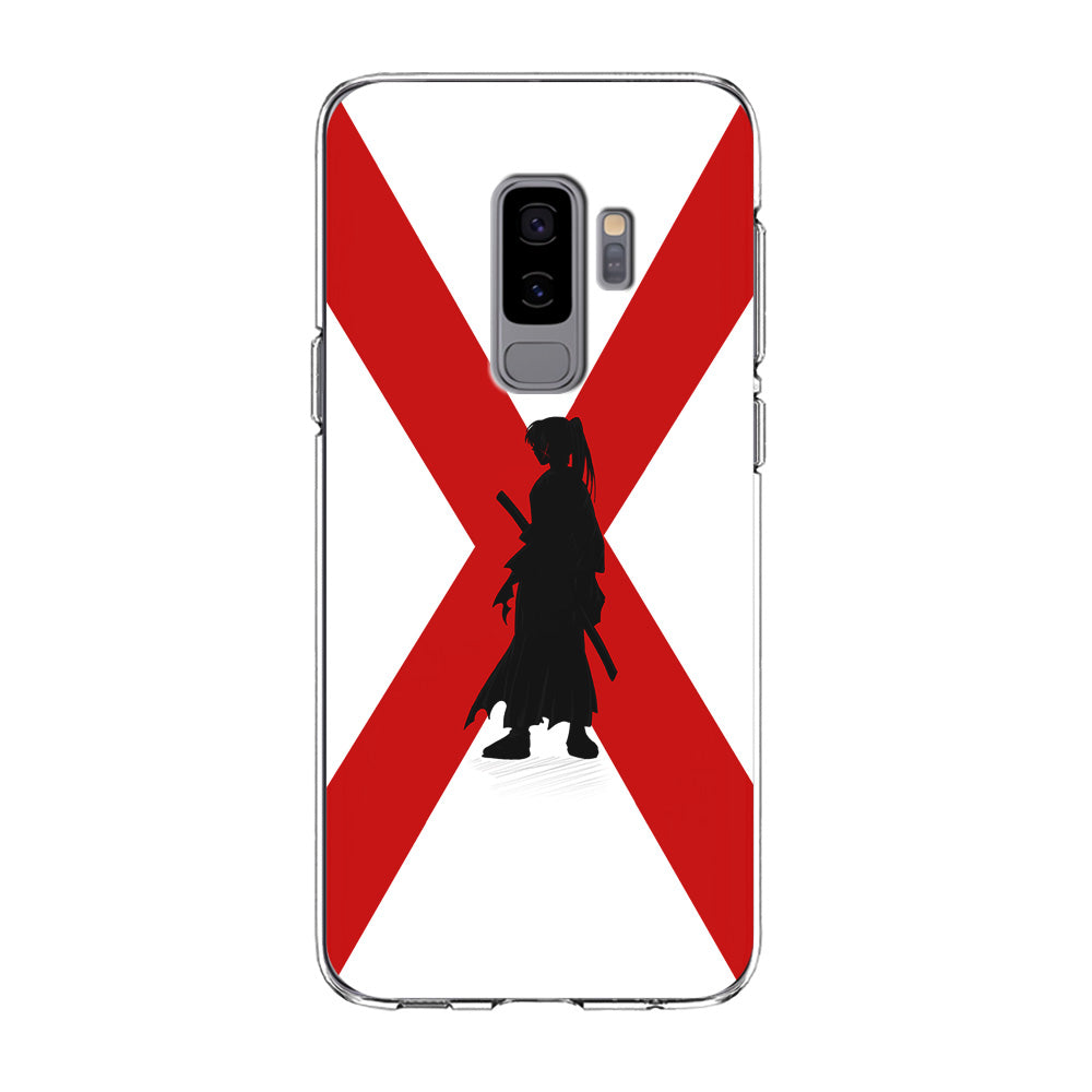 Samurai X Kenshin Silhouette Samsung Galaxy S9 Plus Case
