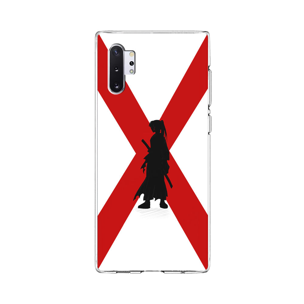 Samurai X Kenshin Silhouette Samsung Galaxy Note 10 Plus Case