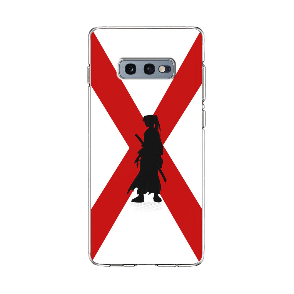 Samurai X Kenshin Silhouette Samsung Galaxy S10E Case