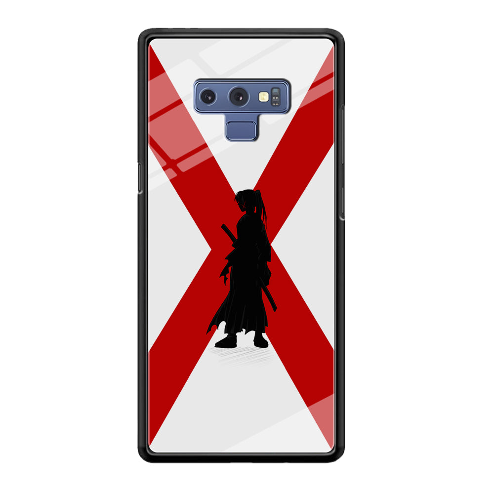 Samurai X Kenshin Silhouette Samsung Galaxy Note 9 Case