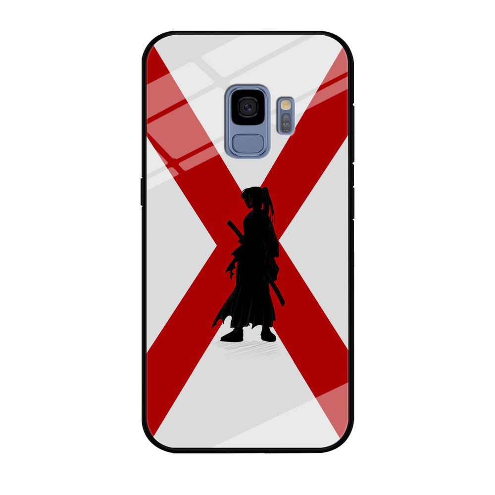 Samurai X Kenshin Silhouette Samsung Galaxy S9 Case