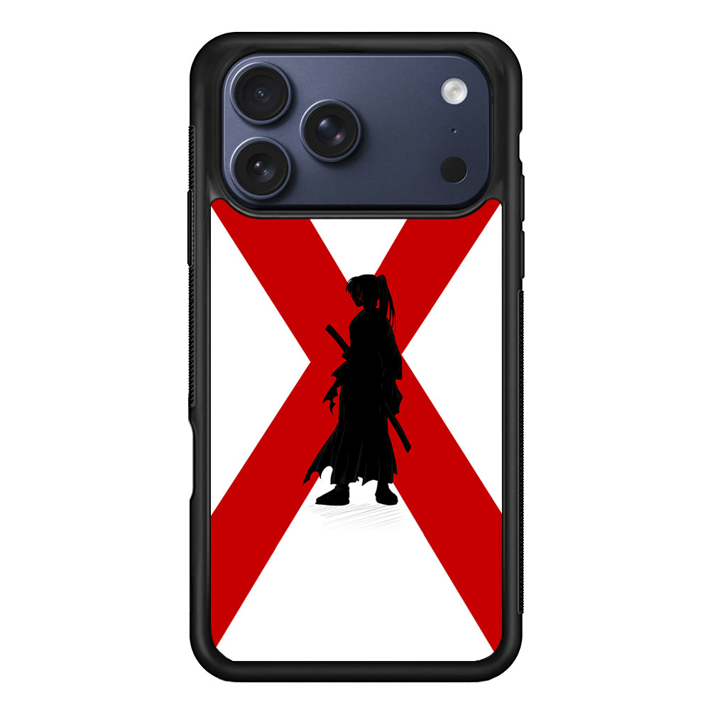 Samurai X Kenshin Silhouette iPhone 17 Pro Max Case - Altracase