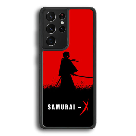 Samurai X Silhouette Poster Samsung Galaxy S22 Ultra Case