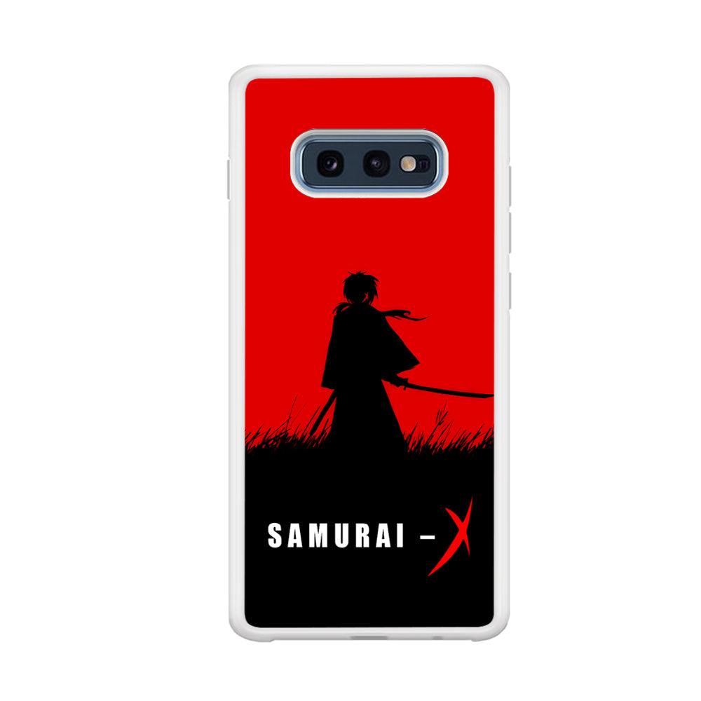 Samurai X Silhouette Poster Samsung Galaxy S10E Case