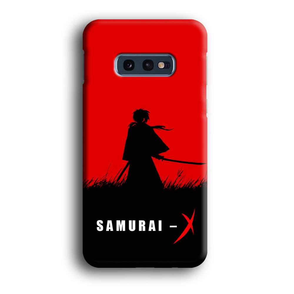 Samurai X Silhouette Poster Samsung Galaxy S10E Case