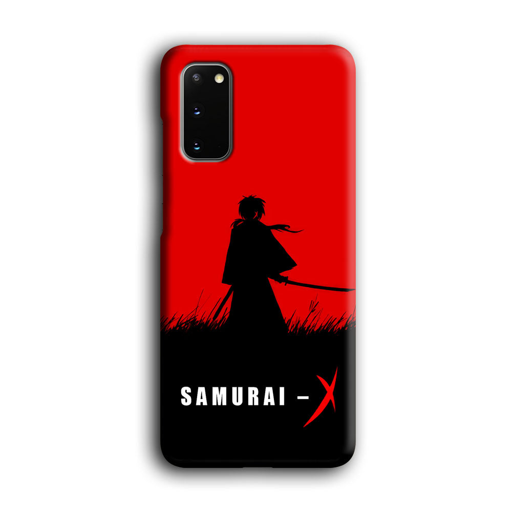 Samurai X Silhouette Poster Samsung Galaxy S20 Case