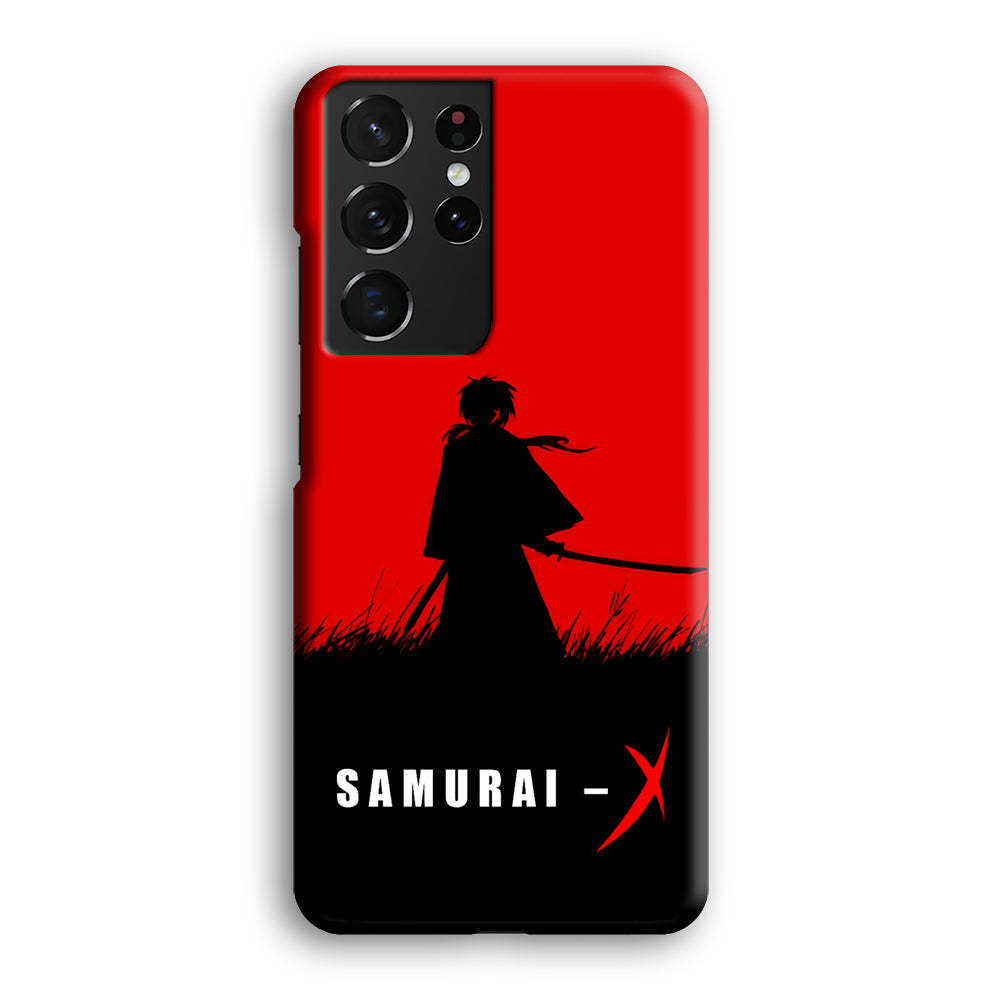 Samurai X Silhouette Poster Samsung Galaxy S22 Ultra Case