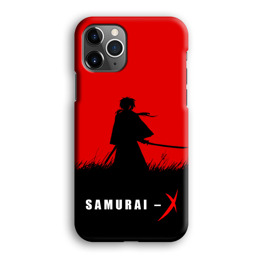 Samurai X Silhouette Poster iPhone 12 Pro Max Case