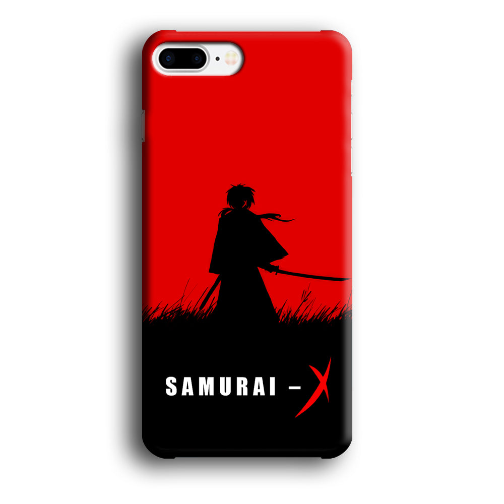 Samurai X Silhouette Poster iPhone 8 Plus Case