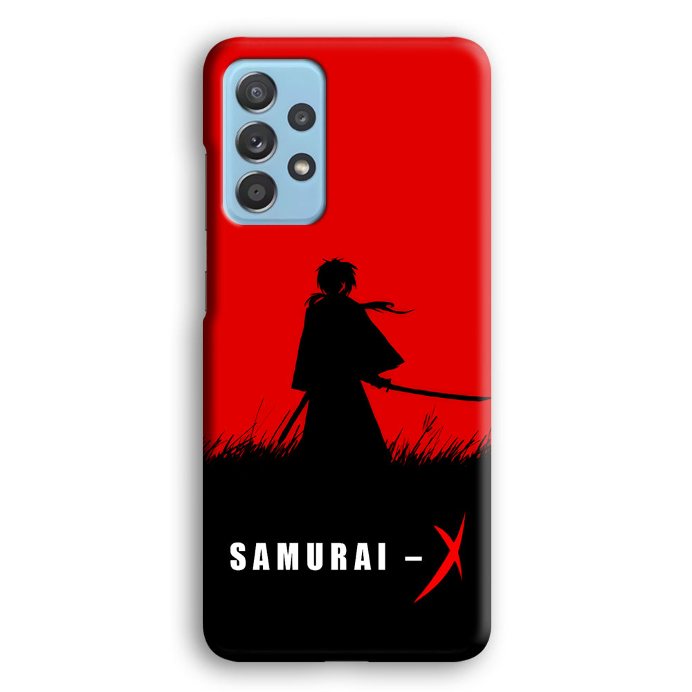 Samurai X Silhouette Poster Samsung Galaxy A52 Case