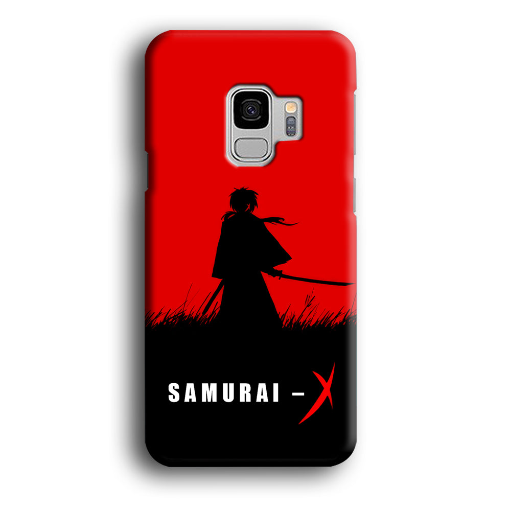 Samurai X Silhouette Poster Samsung Galaxy S9 Case
