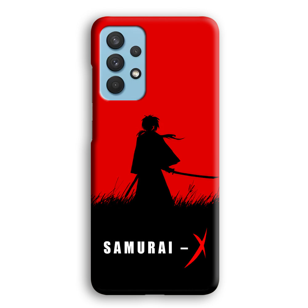 Samurai X Silhouette Poster Samsung Galaxy A32 Case