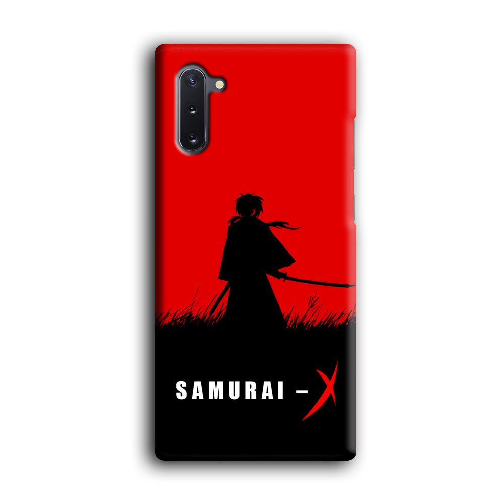 Samurai X Silhouette Poster Samsung Galaxy Note 10 Case