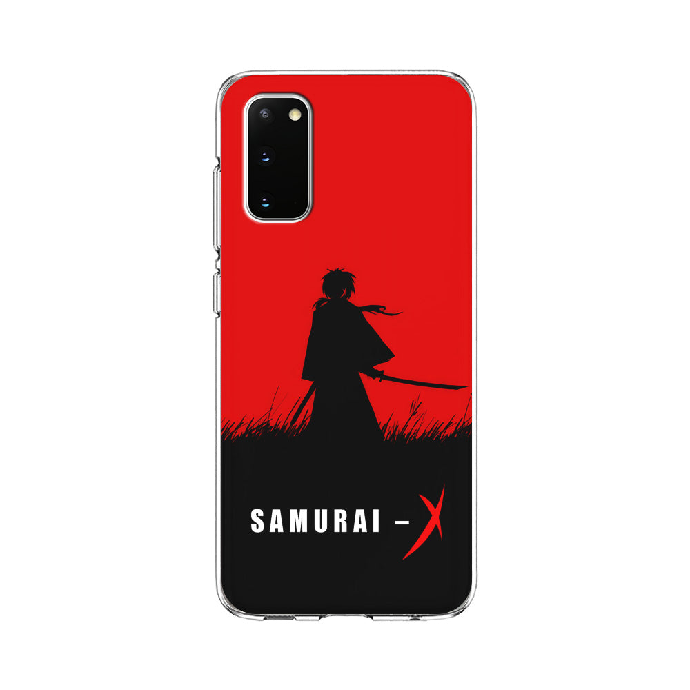 Samurai X Silhouette Poster Samsung Galaxy S20 Case