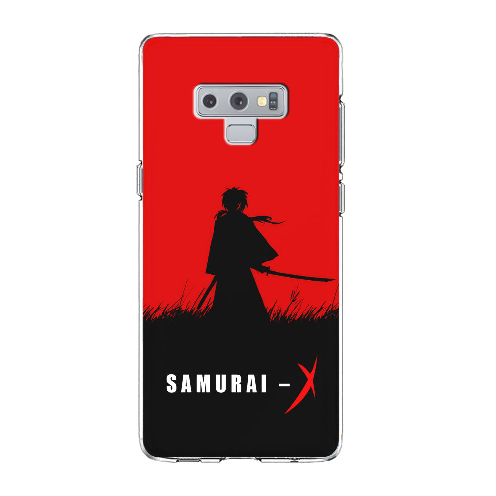 Samurai X Silhouette Poster Samsung Galaxy Note 9 Case