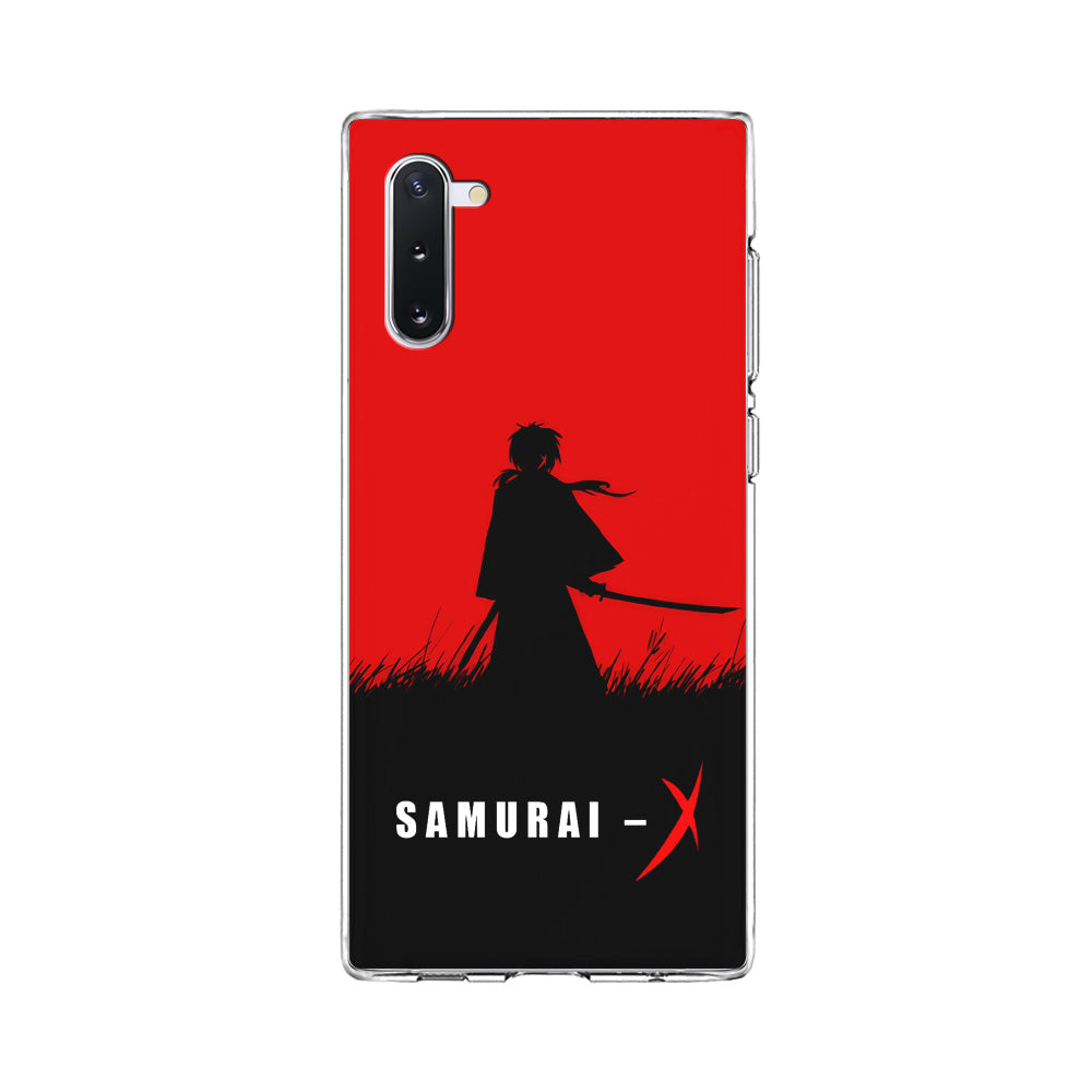 Samurai X Silhouette Poster Samsung Galaxy Note 10 Case