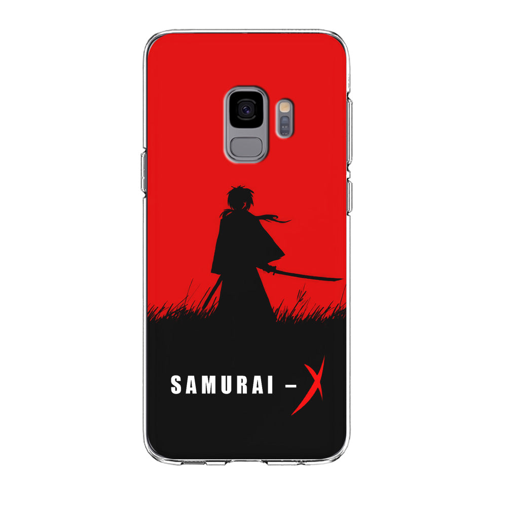 Samurai X Silhouette Poster Samsung Galaxy S9 Case