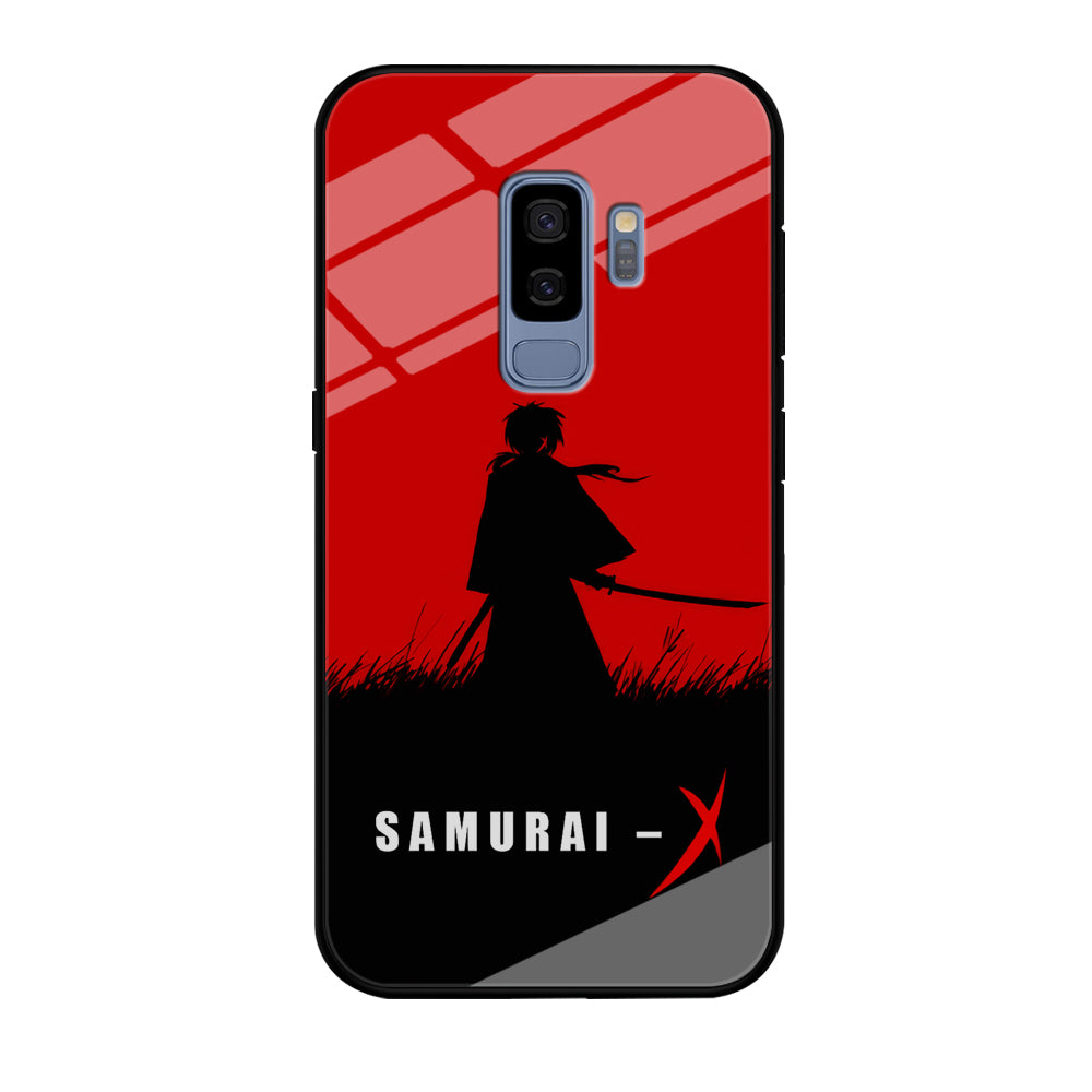 Samurai X Silhouette Poster Samsung Galaxy S9 Plus Case