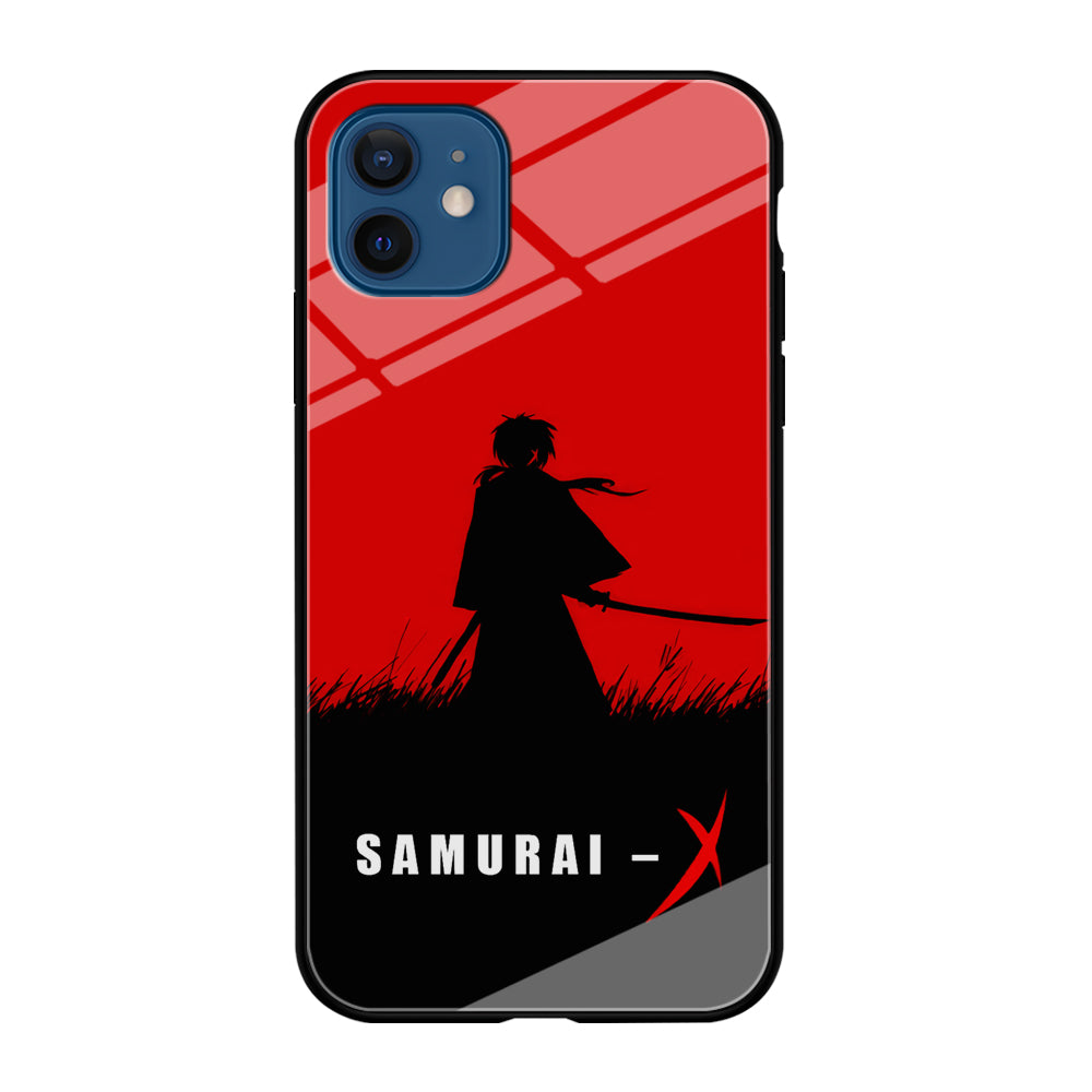 Samurai X Silhouette Poster iPhone 12 Case