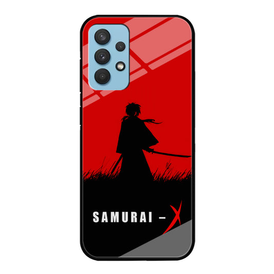 Samurai X Silhouette Poster Samsung Galaxy A32 Case
