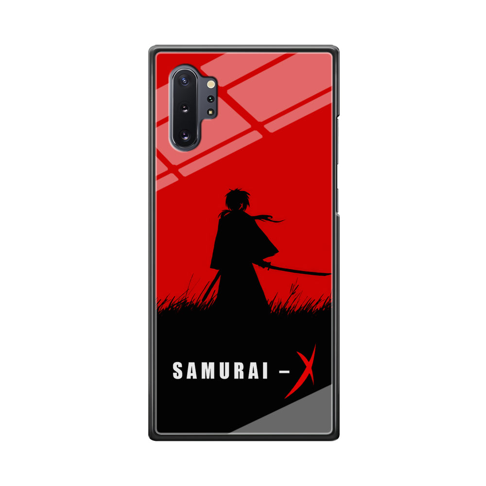 Samurai X Silhouette Poster Samsung Galaxy Note 10 Plus Case