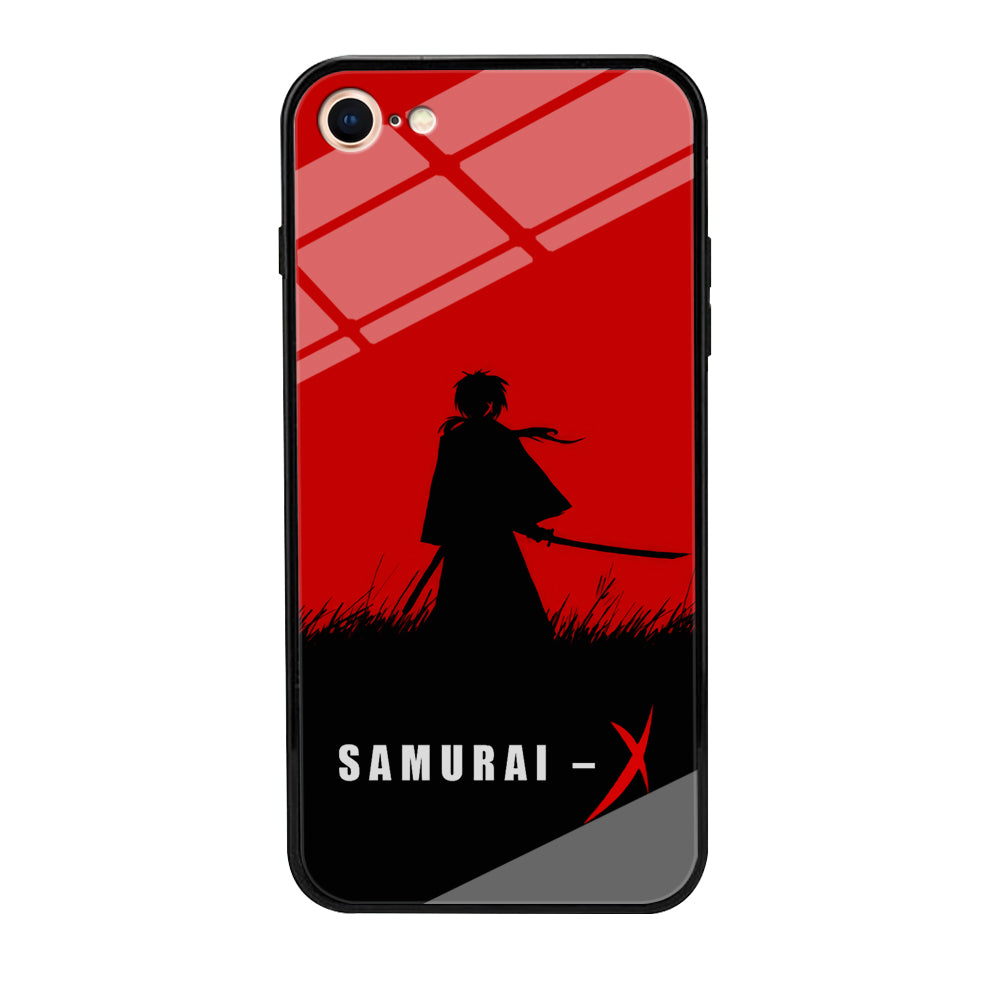 Samurai X Silhouette Poster iPhone SE 2020 Case