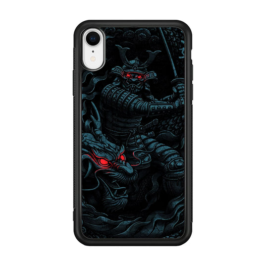 Samurai and Dragon iPhone XR Case